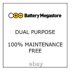 12V Leisure and Marine AGM Battery, Yuasa L26-AGM, 90Ah 330CCA for Camper, Boat