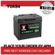 12v Leisure And Marine Battery, Yuasa L26-70, 70ah 480cca For Camper, Boat