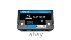 12V Lithium Leisure Battery Deep Cycle Topband S Series 100Ah