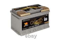 12V Low Height 77 AH Jenox Underseat Campervan Leisure Battery Fits VW T25