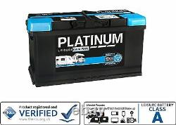 12V Platinum 100AH AGM Deep Cycle Leisure Battery NCC Approved Class A