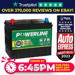 12V Powerline (Type 678) Deep Cycle & Starting Leisure Battery