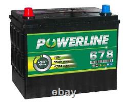 12V Powerline (Type 678) Deep Cycle & Starting Leisure Battery