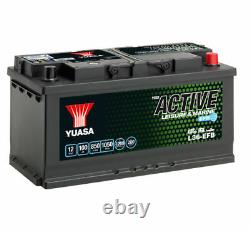 12V YUASA 100AH EFB LEISURE BATTERY (L36-EFB) 3 Year Warranty