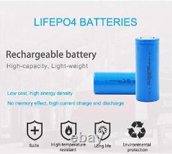 12.8V 100AH LiFePO4 Lithium Battery 4000+ Deep Cycle Solar RV Leisure Off-Grid