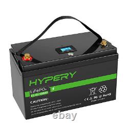 12.8V 100Ah LITHIUM 4000+ Cycle LiFePO4 Battery For Leisure RV Solar Off-Grid UK