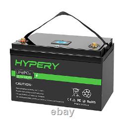 12.8V 100Ah LITHIUM 4000+ Cycle LiFePO4 Battery For Leisure RV Solar Off-Grid UK