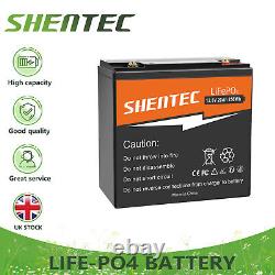 12.8V 20Ah Lithium LiFePO4 Battery for Solar Boat RV Off-grid Caravan Leisure