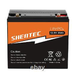 12.8V 20Ah Lithium LiFePO4 Battery for Solar Boat RV Off-grid Caravan Leisure