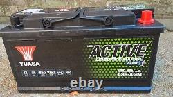 12 VOLT YUASA L36 AGM DEEP CYCLE LEISURE MARINE BATTERY 95Ah COLLECT HAMPSHIRE