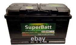 12v 100ah Agm100l Vrla Agm Leisure Marine Battery Heavy Duty Low Height No Spill