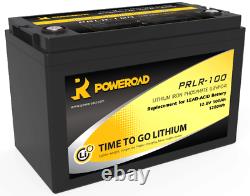 12v 100ah Lithium Battery for Leisure Marine Campers Off Grid Power- 4000