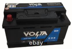 12v 110ah Leisure Battery Heavy Duty Low Height Volta With Accurate Rating / L4