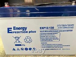 12v 130Ah Expedition Plus AGM Deep Cycle Leisure Battery