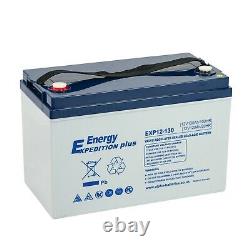 12v 130ah Expedition Plus Deep Cycle Agm Leisure Battery 4 Year Warranty