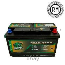 12v 130ah Leisure Battery High Power Deep Cycle 4yr Warranty Caravan Campervan