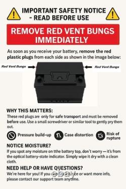 12v 130ah Leisure Battery Sfl 130ahc100 Volta For Caravan Motorhome Deep Cycle