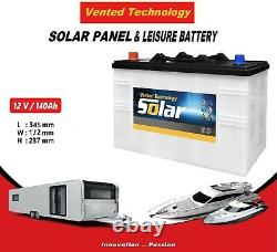12v 140ah Solar Panel Power Deep Cycle Leisure Battery