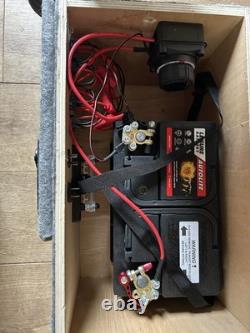 12v 90ah Leisure Battery and Box and Switch Panel