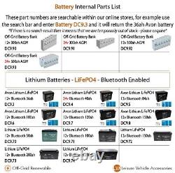 12v DC Hankook Small Leisure Battery Dual Purpose 75Ah Boat Campervan VW DC9.21