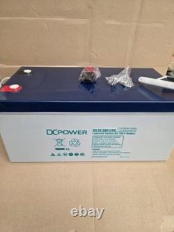 12v DC POWER 280AH Sealed Multipurpose AGM Leisure Battery Motorhome Caravan