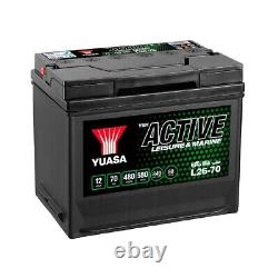 12v DC Yuasa Small Leisure Battery Dual Purpose 70Ah NCC C Campervan Boat DC9.50