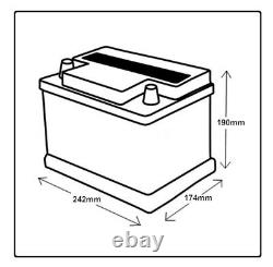 12v Hankook Small Leisure Battery Dual Purpose 65Ah Camper Boat Motorhome DC9.20