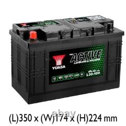 12v Leisure Battery for Camper Motorhome NCC Class C 100ah Yuasa Caravan DC9.53C