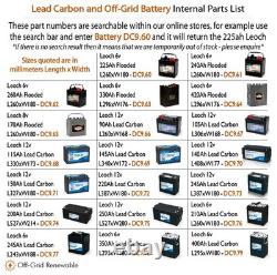 12v Leisure Battery for Camper Motorhome NCC Class C 100ah Yuasa Caravan DC9.53C