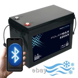 12v Lithium 320AH Xplorer Polarmax Low Temp Leisure Battery with Bluetooth
