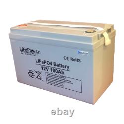 12v Lithium leisure battery 100AH Bluetooth