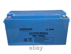12v lithium leisure battery LiFePO4 Bluetooth 150Ah