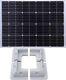 130w Mono Pv Solar Panel C/w 3m Cable For Charging 12v Battery + Corner Brackets