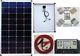 130w Solar Panel +10a Lcd 12v Battery Charger 2 X 5v Usb +7m Cable Clips Bracket