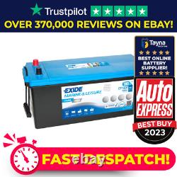 180Ah Leisure Battery Exide EP1500 Dual AGM Leisure Battery