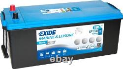 180Ah Leisure Battery Exide EP1500 Dual AGM Leisure Battery