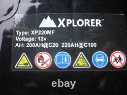 1 Used Xplore Sealed 12v 220mf 200 / 220 Ah Leisure Battery. Power Choice