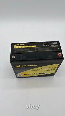 20ah Leisure Lithium Caravan Campervan Battery 12v 20ah Low height PRLR-20