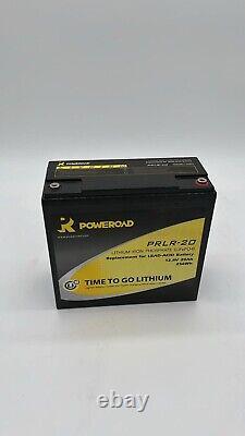 20ah Leisure Lithium Caravan Campervan Battery 12v 20ah Low height PRLR-20