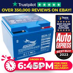 24Ah Deep-Cycle Battery Full River DC24-12 AGM Leisure Battery