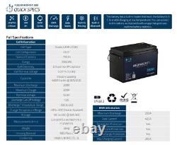 280AH Lithium Leisure Battery 12v, Bluetooth, Heated, 200a BMS, 10 Year Warranty