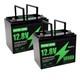 2pack 12v 100ah Lifepo4 Leisure Battery Lithium Battery Low Temperature Caravan