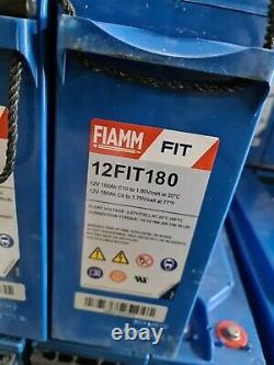 2 FIAMM FiT 12V 180AH (24V-200AH) BATTERY FOR LEISURE/SOLAR OFF GRID INVERTER