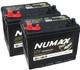 2 (pair) X 12v 80ah Deep Cycle Battery Numax Xv24mf Leisure Caravan Marine Boat