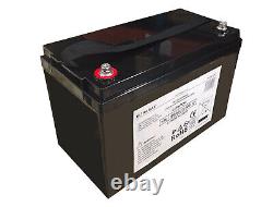 2 (Pair) X LITHIUM 12V 100AH Deep Cycle Battery Leisure Caravan Marine Boat