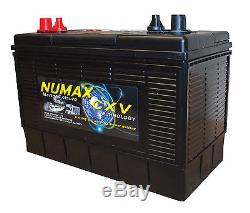2 X 12V 110AH Dual Purpose Leisure Battery Numax XV31MF 250 Cycles