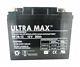 2 X Ultra Max 38ah-12v (40ah, 42ah & 45ah) Agm/gel Leisure & Mobility Batteries