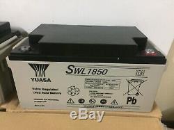 2 YUASA SWL1850 12v-66ah LEISURE /SOLAR / OFF GRID POWER INVERTER BATTERY