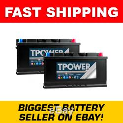 2 x 110Ah C100 TPower Leisure Batteries 100Ah C20 Next Day Delivery 3 Yr Gty