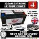 2 X 120 12v 120ah Deep Cycle Leisure Battery, Caravan, Motorhome, Boat Sealed